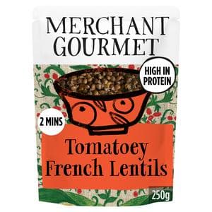 Merchant Gourmet Tomatoey French Puy & Green Lentils 250g
