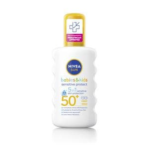 Nivea Sun 200ml Babies & Kids Sensitive Protect Spray SPF 50+ Sun Cream