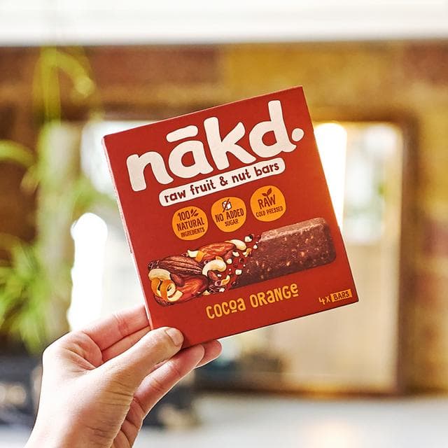 Nakd Cocoa Orange Fruit & Nut Bars 4x35g - gallery image 4