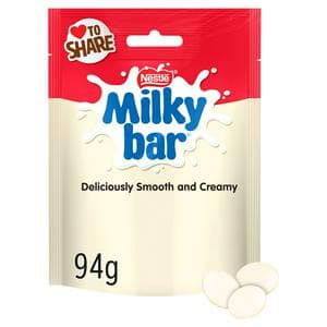 Milkybar White Chocolate Giant Buttons Sharing Bag 94g