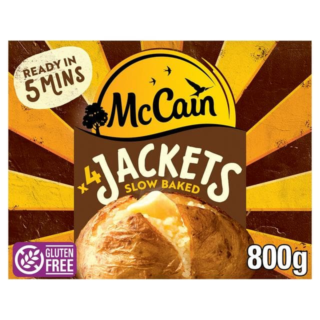 McCain x4 Slow Baked Jacket Potato 800g - gallery image 1