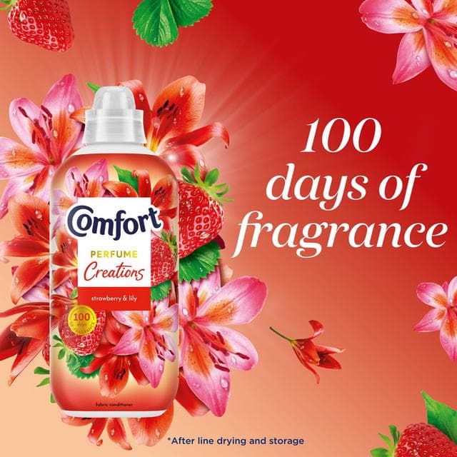 Comfort Creations Fabric Conditioner Strawberry and Lily 30 Washes 900ml - gallery image 6
