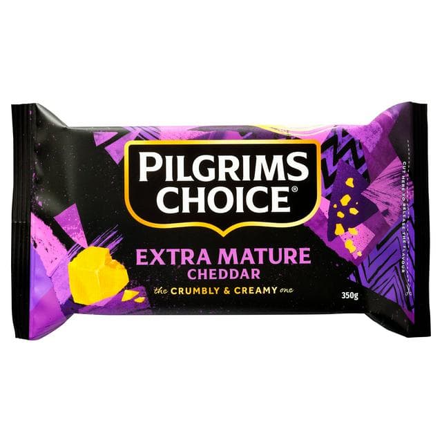 Pilgrims Choice Extra Mature Cheddar Cheese 350g - gallery image 1