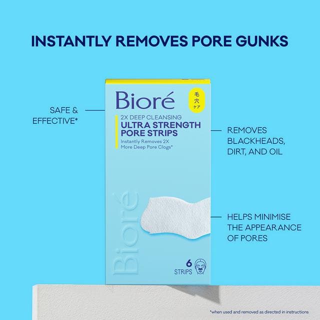 Biore Ultra Deep Cleansing Pore Strips x6 - gallery image 3