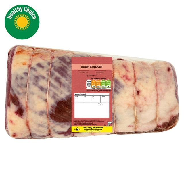 Sainsbury's British or Irish Beef Brisket (Approx. 1.7kg) - gallery image 1