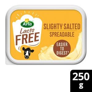 Arla Lactofree Slightly Salted Spreadable Blend of Butter & Rapeseed Oil 250g