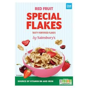 Sainsbury's Special Flakes with Red Fruits 375g
