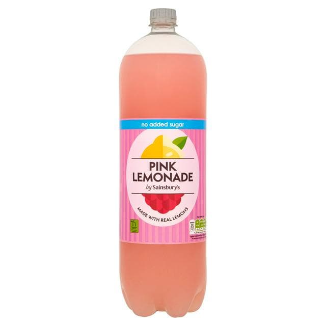 Sainsbury's Pink Lemonade, Zero Added Sugar 2L - gallery image 1