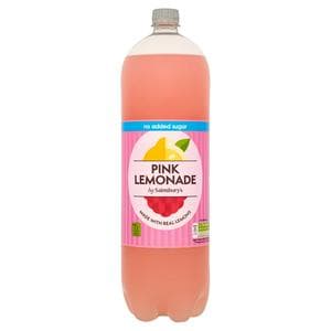 Sainsbury's Pink Lemonade, Zero Added Sugar 2L