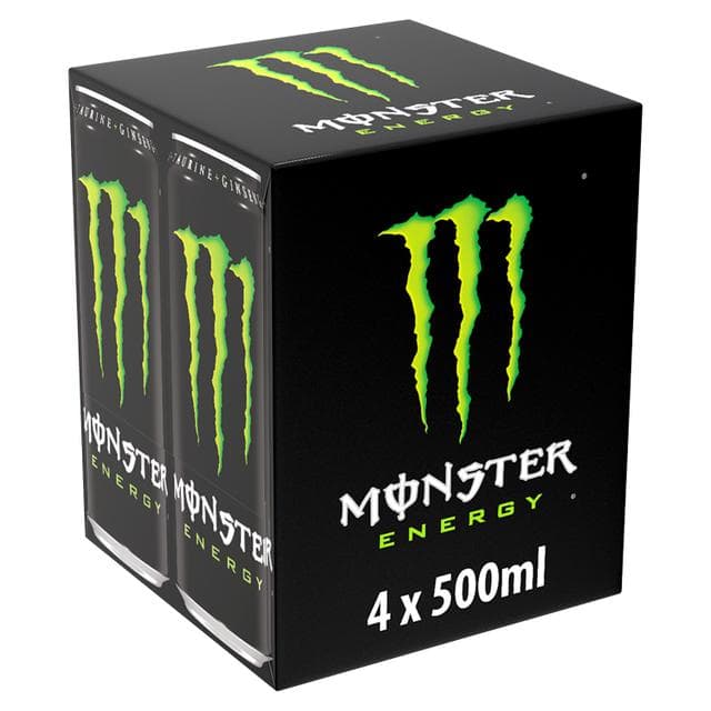 Monster Energy Drink 4x500ml - gallery image 2