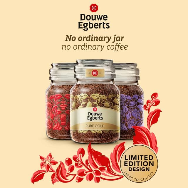 Douwe Egberts Pure Gold Instant Coffee 190g - gallery image 2