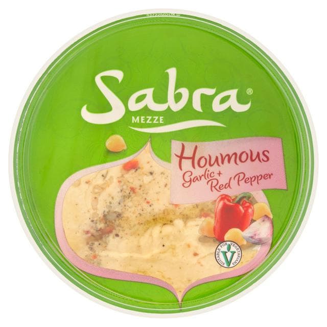 Sabra Houmous with Garlic & Red Pepper 200g - gallery image 1