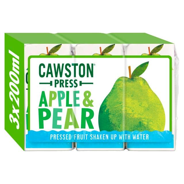 Cawston Press Apple & Pear Juice 3x200ml - gallery image 1