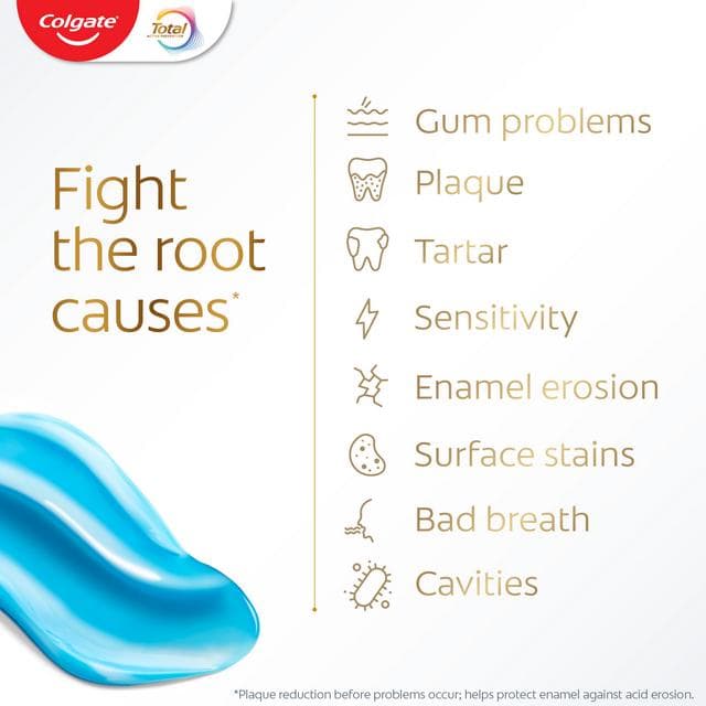Colgate Total Active Prevention Teeth Whitening Toothpaste 75ml - gallery image 4
