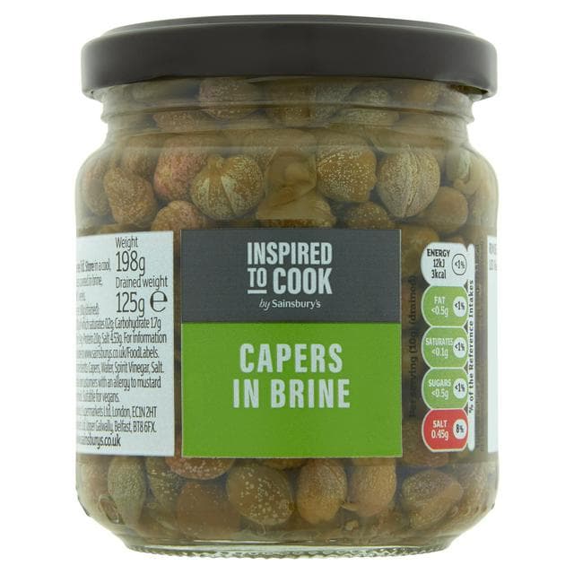 Sainsbury's Inspired to Cook Capucine Capers 198g (125g*) - gallery image 1