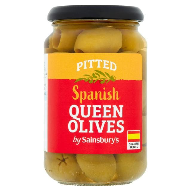 Sainsbury's Pitted Spanish Queen Olives 340g (150g*) - gallery image 1