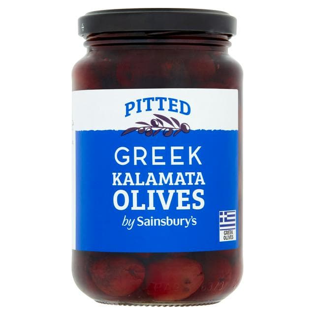 Sainsbury's Pitted Greek Kalamata Olives 335g (170g*) - gallery image 1