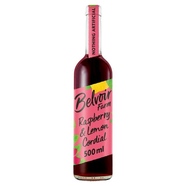 Belvoir Farm Raspberry & Lemon Cordial 500ml - gallery image 1