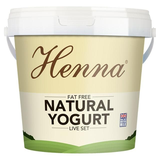 Henna Fat Free Natural Yogurt 1kg - gallery image 1