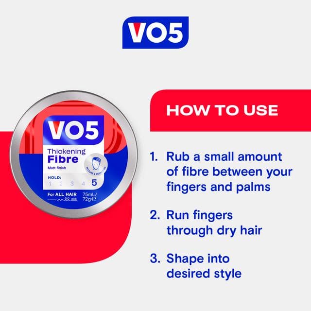 VO5 Extreme Style Matt Hair Fibre 75ml - gallery image 4