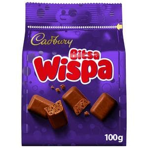Cadbury Bitsa Wispa 100g Chocolate Bag