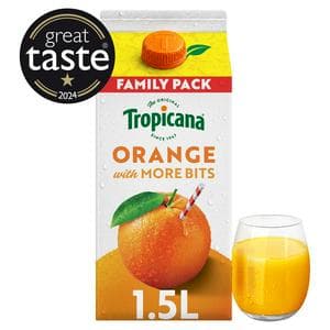 Tropicana Extra Pulpy Orange with More Juicy Bits Fruit Juice 1.5L