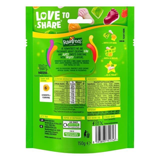 Rowntree's Randoms Sweets Sharing Bag 150g - gallery image 3