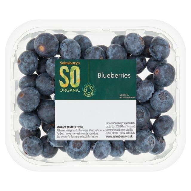 Sainsbury's Blueberries, SO Organic 150g - gallery image 1