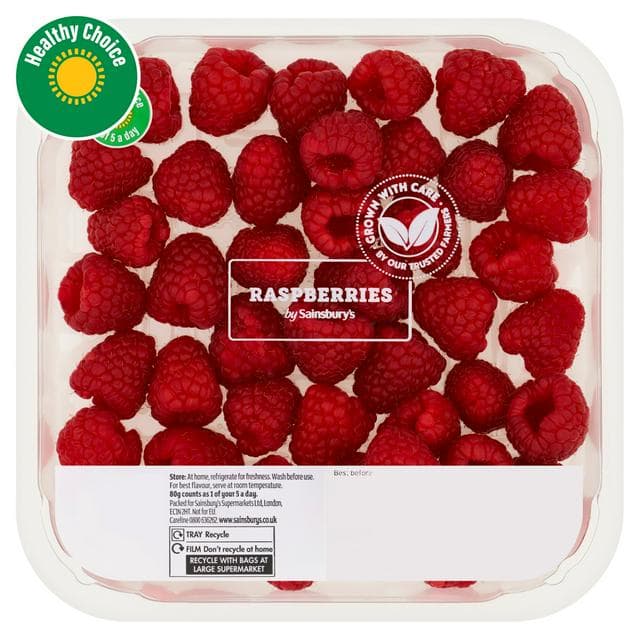 Sainsbury's Raspberries 250g - gallery image 1
