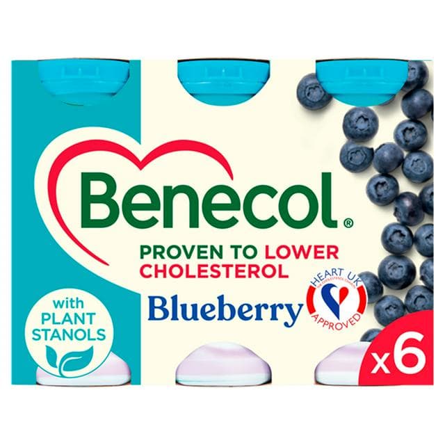 Benecol Yogurt Drink Blueberry 6x67.5g - gallery image 1