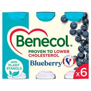 Benecol Yogurt Drink Blueberry 6x67.5g