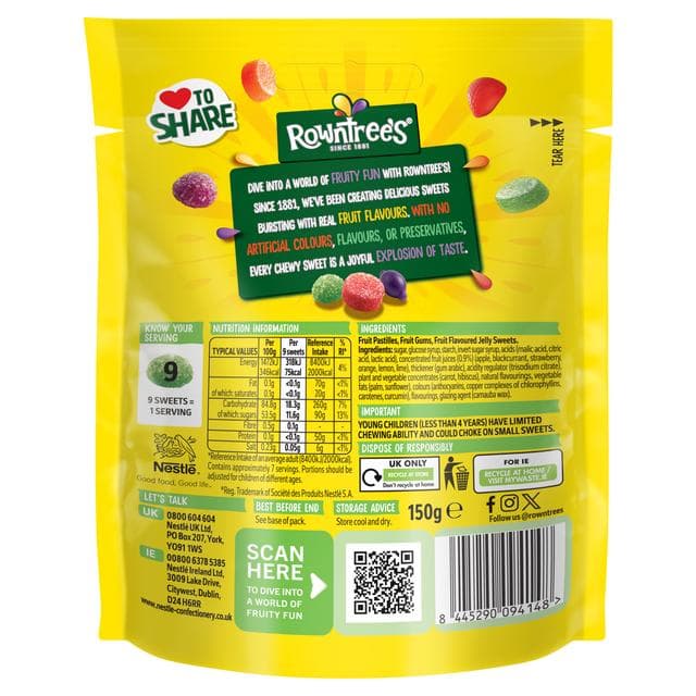 Rowntree's Pick & Mix Sweets Pouch 150g - gallery image 3