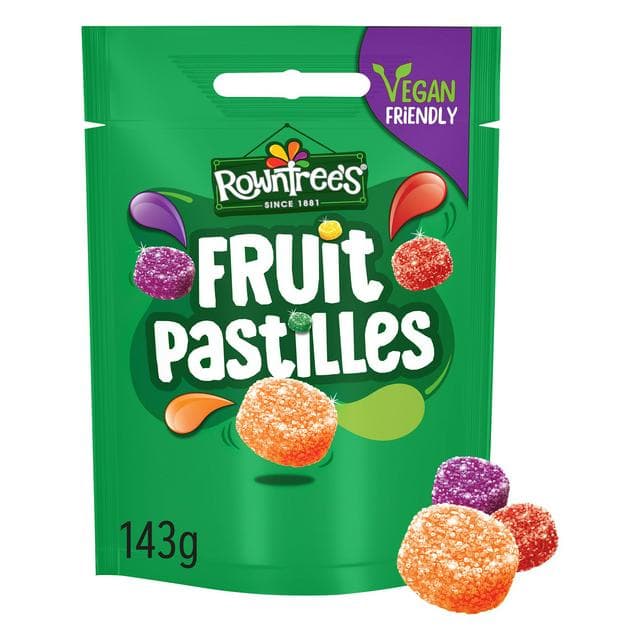 Rowntrees Fruit Pastilles Sweets Sharing Bag 143g - gallery image 1