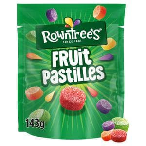 Rowntrees Fruit Pastilles Sweets Sharing Bag 143g