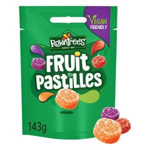 Rowntrees Fruit Pastilles Sweets Sharing Bag 143g