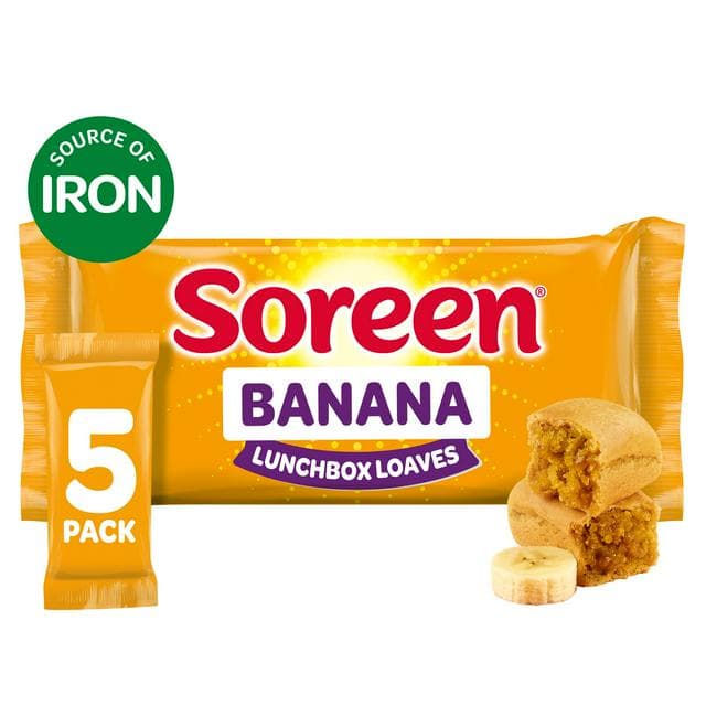 Soreen Banana Lunchbox Loaf Bars x5 - gallery image 1
