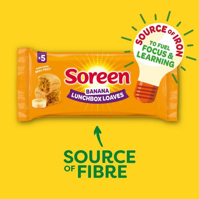 Soreen Banana Lunchbox Loaf Bars x5 - gallery image 2
