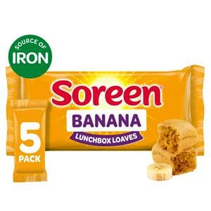 Soreen Banana Lunchbox Loaf Bars x5