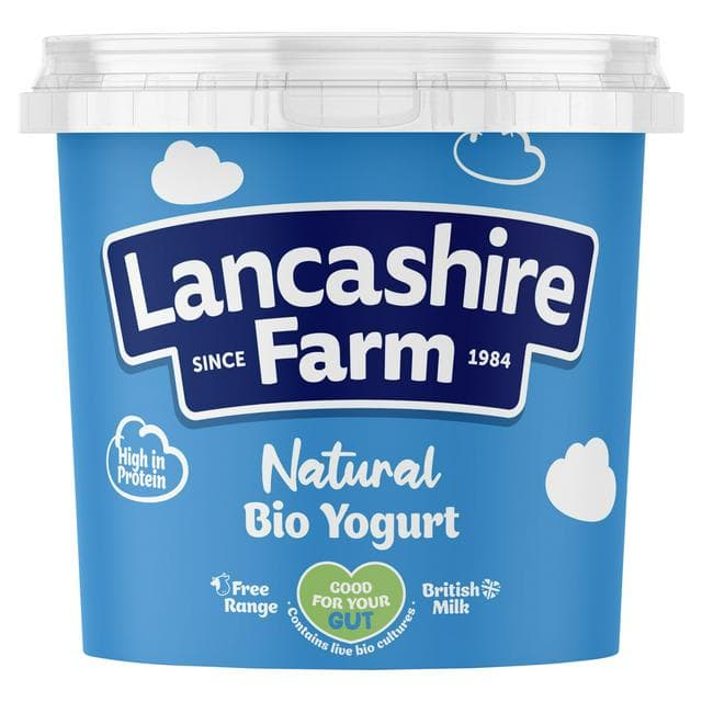 Lancashire Farm Natural Whole Milk Bio Yogurt 1kg - gallery image 1