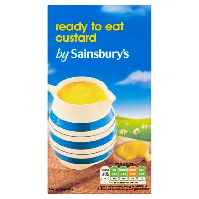 Sainsbury's Ready To Eat Custard 1kg - gallery image 1
