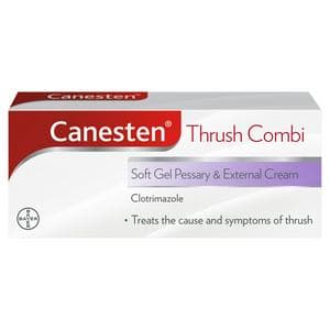 Canesten Thrush Combi Soft Gel Pessary & External Cream