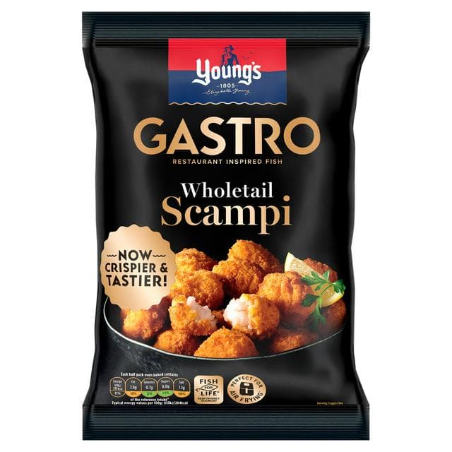 Young's Gastro Wholetail Scampi 220g - gallery image 1