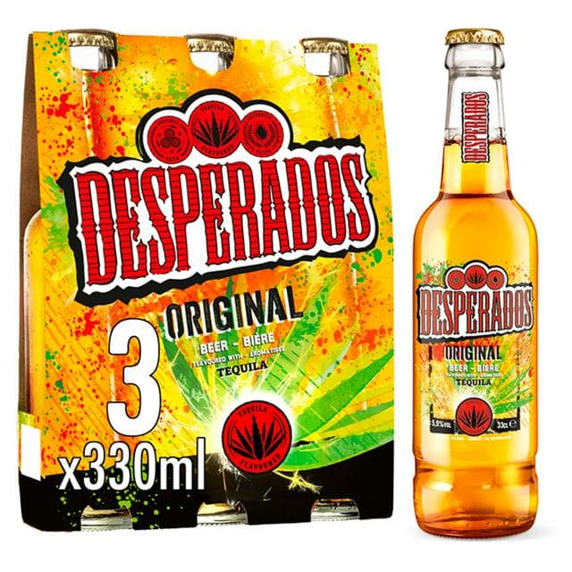 Desperados Tequila Lager Beer Bottles 3 x 330ml - gallery image 1