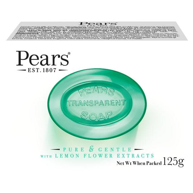 Pears Lemon Flower Bar Soap 125g - gallery image 1