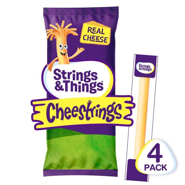 Strings & Things Cheestrings Cheese Snack x4 80g - gallery image 2