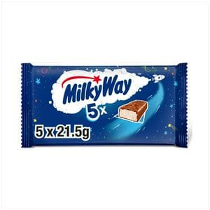 Milky Way Nougat & Milk Chocolate Snack Bars Multipack 6x21.5g
