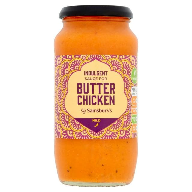 Sainsbury's Butter Chicken Curry Cooking Sauce 500g - gallery image 1
