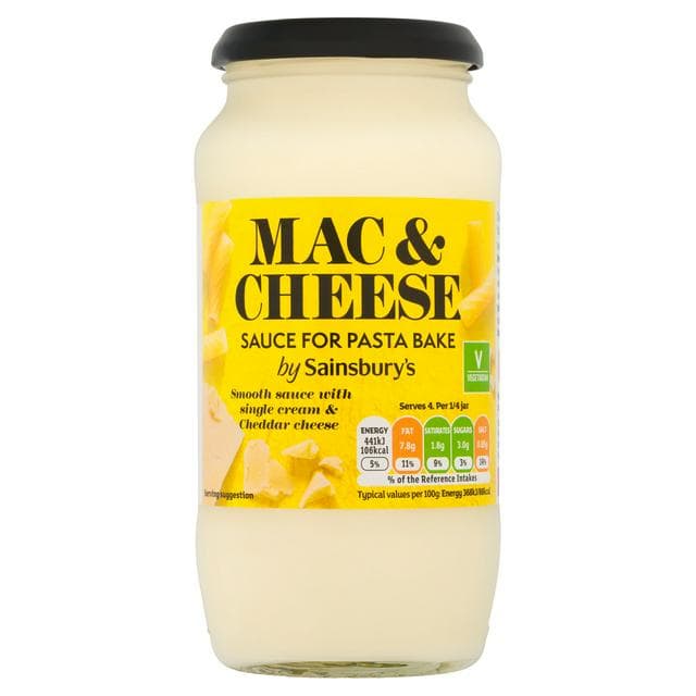Sainsbury's Macaroni Cheese Pasta Bake Sauce 485g - gallery image 1