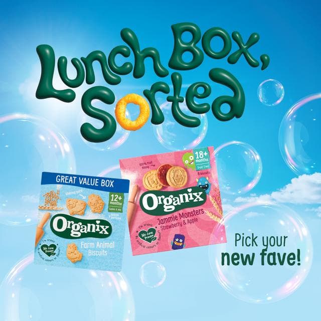 Organix Mini Cheese Crackers Toddler Snacks Multipack 12 months+ 4x20g - gallery image 4