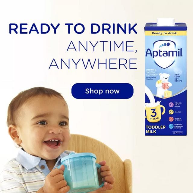 Aptamil 3 Toddler Milk Formula Liquid 1+ Years Ready To Feed 1L - gallery image 5